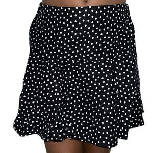 Zara Girls Polka Dot Mini Black & White Skirt(Size 11-12yrs)